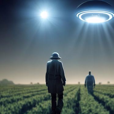 The Day When a UFO Contactee Met a Woman in Black